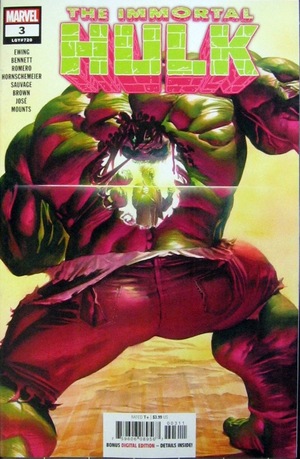 [Immortal Hulk No. 3 (1st printing, standard cover - Alex Ross)]