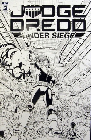 [Judge Dredd - Under Siege #3 (Retailer Incentive Cover A - Max Dunbar B&W)]