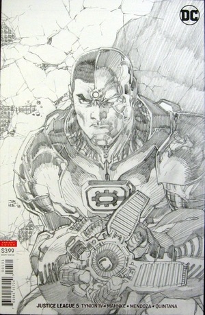 [Justice League (series 4) 5 (variant pencils only cover - Jim Lee)]