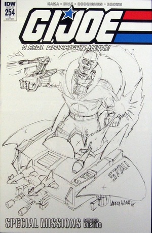 [G.I. Joe: A Real American Hero #254 (Retailer Incentive Cover - Larry Hama sketch)]