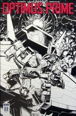 [Optimus Prime #22 (Retailer Incentive Cover - Kei Zama B&W)]