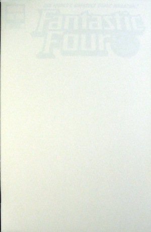 [Fantastic Four (series 6) No. 1 (1st printing, variant blank cover)]