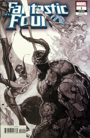 [Fantastic Four (series 6) No. 1 (1st printing, variant Venomized cover - Simone Bianchi B&W)]