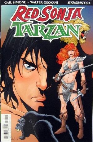 [Red Sonja / Tarzan #4 (Cover A - Aaron Lopresti)]