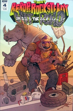 [Teenage Mutant Ninja Turtles: Bebop & Rocksteady Hit the Road #4 (Cover B - Kyle Strahm)]