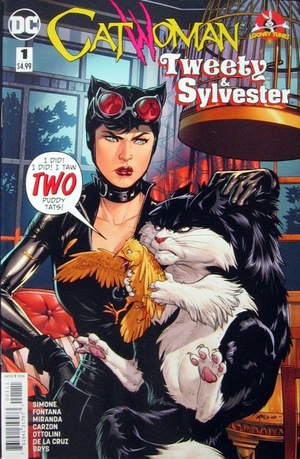[Catwoman / Tweety & Sylvester 1 (standard cover - Emanuela Lupacchino)]