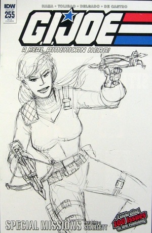 [G.I. Joe: A Real American Hero #255 (Retailer Incentive Cover A - Larry Hama sketch)]