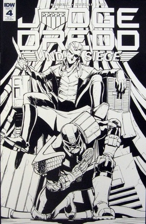 [Judge Dredd - Under Siege #4 (Retailer Incentive Cover A - Max Dunbar B&W)]