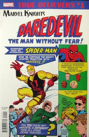 [Daredevil Vol. 1, No. 1 (True Believers edition)]