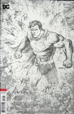 [Justice League (series 4) 7 (variant pencils only cover - Jim Lee)]