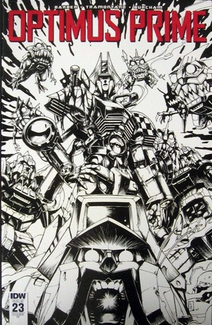 [Optimus Prime #23 (Retailer Incentive Cover - Kei Zama B&W)]