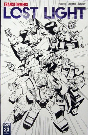 [Transformers: Lost Light #23 (Retailer Incentive Cover - Jack Lawrence B&W)]