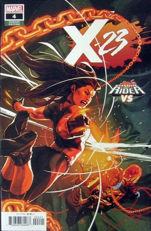 [X-23 (series 4) No. 4 (variant Cosmic Ghost Rider Vs. cover - Yasmine Putri)]