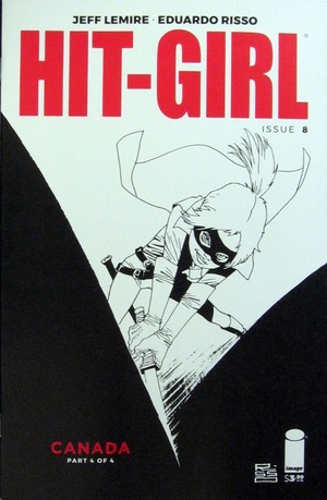 [Hit-Girl (series 2) #8 (Cover B - Eduardo Risso B&W)]