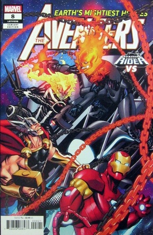 [Avengers (series 7) No. 8 (1st printing, variant Cosmic Ghost Rider Vs. cover - Mike McKone)]