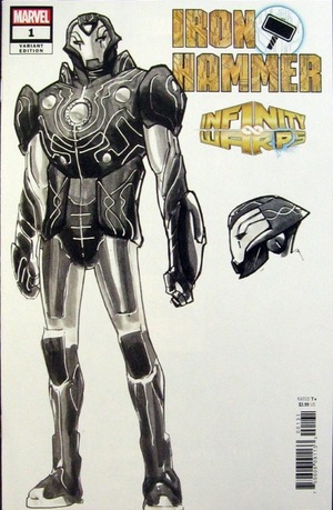 [Infinity Wars: Iron Hammer No. 1 (1st printing, variant design cover - Humberto Ramos)]