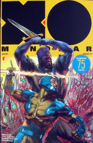 [X-O Manowar (series 4) #19 (Variant Interlocking Cover - Renato Guedes)]