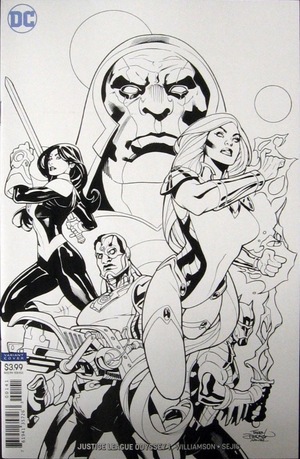[Justice League Odyssey 1 (variant cover - Terry & Rachel Dodson B&W)]