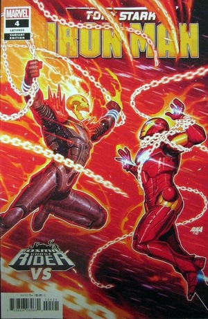 [Tony Stark: Iron Man No. 4 (1st printing, variant Cosmic Ghost Rider Vs. cover - David Nakayama)]
