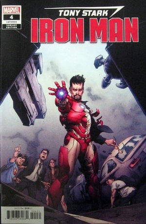 [Tony Stark: Iron Man No. 4 (1st printing, variant cover - Jerome Opena)]