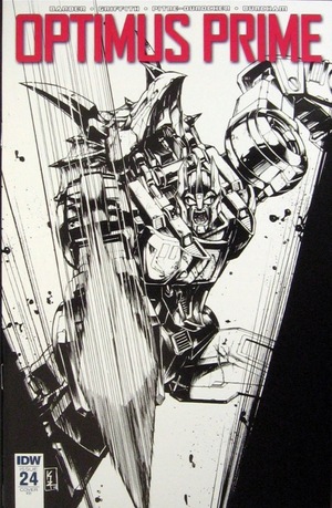 [Optimus Prime #24 (Retailer Incentive Cover - Kei Zama B&W)]