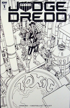 [Judge Dredd - Toxic #1 (Retailer Incentive Cover A - Mark Buckingham B&W)]