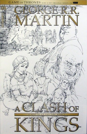[Game of Thrones - A Clash of Kings #8 (Cover D - Mel Rubi B&W Incentive)]