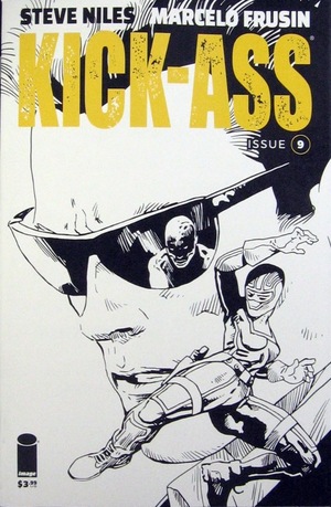 [Kick-Ass (series 2) #9 (Cover B - Marcelo Frusin B&W)]