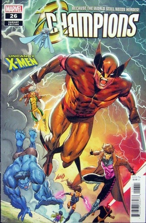 [Champions (series 4) No. 26 (variant Uncanny X-Men cover - Rob Liefeld)]