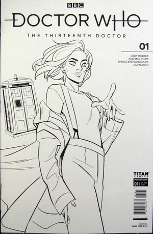 [Doctor Who: The Thirteenth Doctor #1 (1st printing, Cover L - Bars Tarr B&W)]