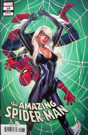 [Amazing Spider-Man (series 5) No. 10 (1st printing, variant Black Cat cover - J. Scott Campbell)]