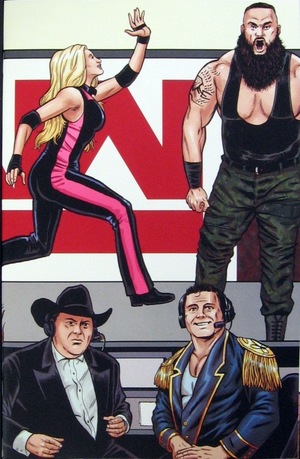 [WWE #23 (variant Raw 25th Anniversary connecting cover - Brent Schoonover)]
