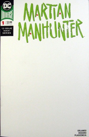 [Martian Manhunter (series 5) 1 (variant blank cover)]