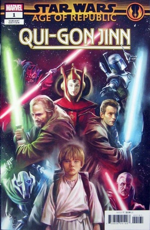 [Star Wars: Age of Republic - Qui-Gon Jinn No. 1 (1st printing, variant cover - Giuseppe Camuncoli & Elia Bonetti)]