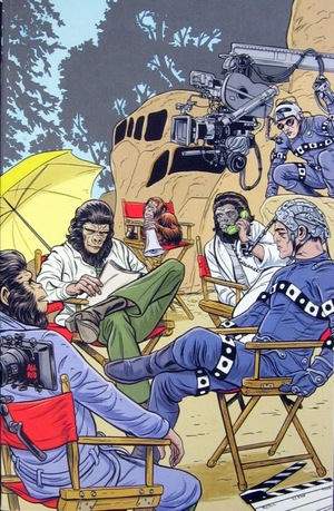 [Planet of the Apes - The Simian Age #1 (variant virgin cover - Michael & Laura Allred)]