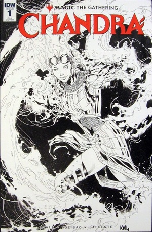 [Magic: The Gathering - Chandra #1 (retailer incentive cover A - Ken Lashley B&W)]