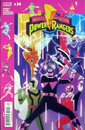 [Mighty Morphin Power Rangers #34 (variant Vintage cover - Jordan Gibson)]