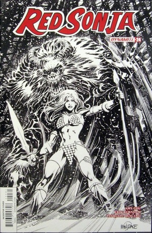 [Red Sonja (series 7) Issue #24 (Cover H - Tom Mandrake B&W Incentive)]