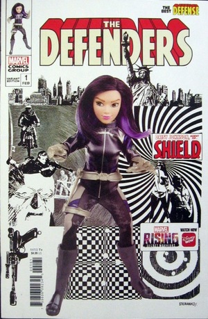 [Best Defense No. 5: The Defenders (variant Marvel Rising action doll homage cover)]