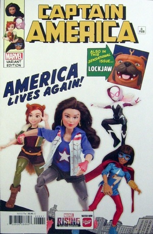 [Captain America (series 9) No. 6 (1st printing, variant Marvel Rising action doll homage cover)]