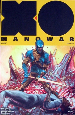 [X-O Manowar (series 4) #22 (Variant Interlocking Cover - Renato Guedes)]