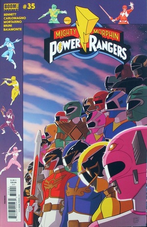 [Mighty Morphin Power Rangers #35 (variant Vintage cover - Jordan Gibson)]