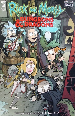 [Rick and Morty Vs. Dungeons & Dragons #4 (Cover A - Troy LIttle)]