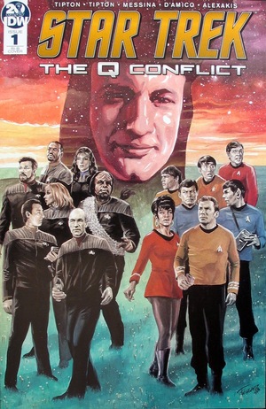 [Star Trek: The Q Conflict #1 (Retailer Incentive Cover B - J.K. Woodward wraparound)]