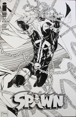 [Spawn #293 (Cover C - Todd McFarlane B&W variant, misprint edition)]