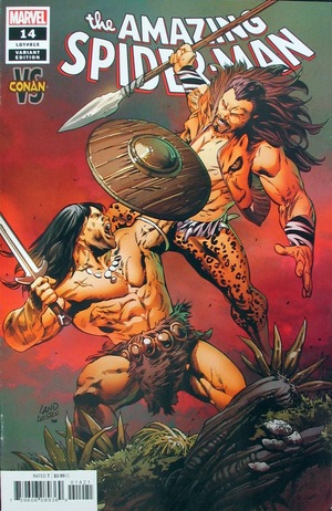 [Amazing Spider-Man (series 5) No. 14 (variant Conan Vs. Marvel cover - Greg Land)]