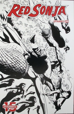 [Red Sonja (series 8) Issue #1 (Cover J - Bob Q "Seduction" B&W Incentive)]