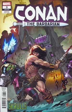 [Conan the Barbarian (series 4) No. 3 (1st printing, variant Skrulls cover - Pepe Larraz)]