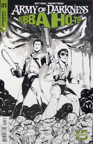[Army of Darkness / Bubba Ho-Tep #1 (Cover G - Emma Kubert B&W Incentive)]