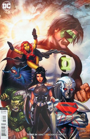 [Titans (series 3) 34 (variant cover - Tyler Kirkham)]